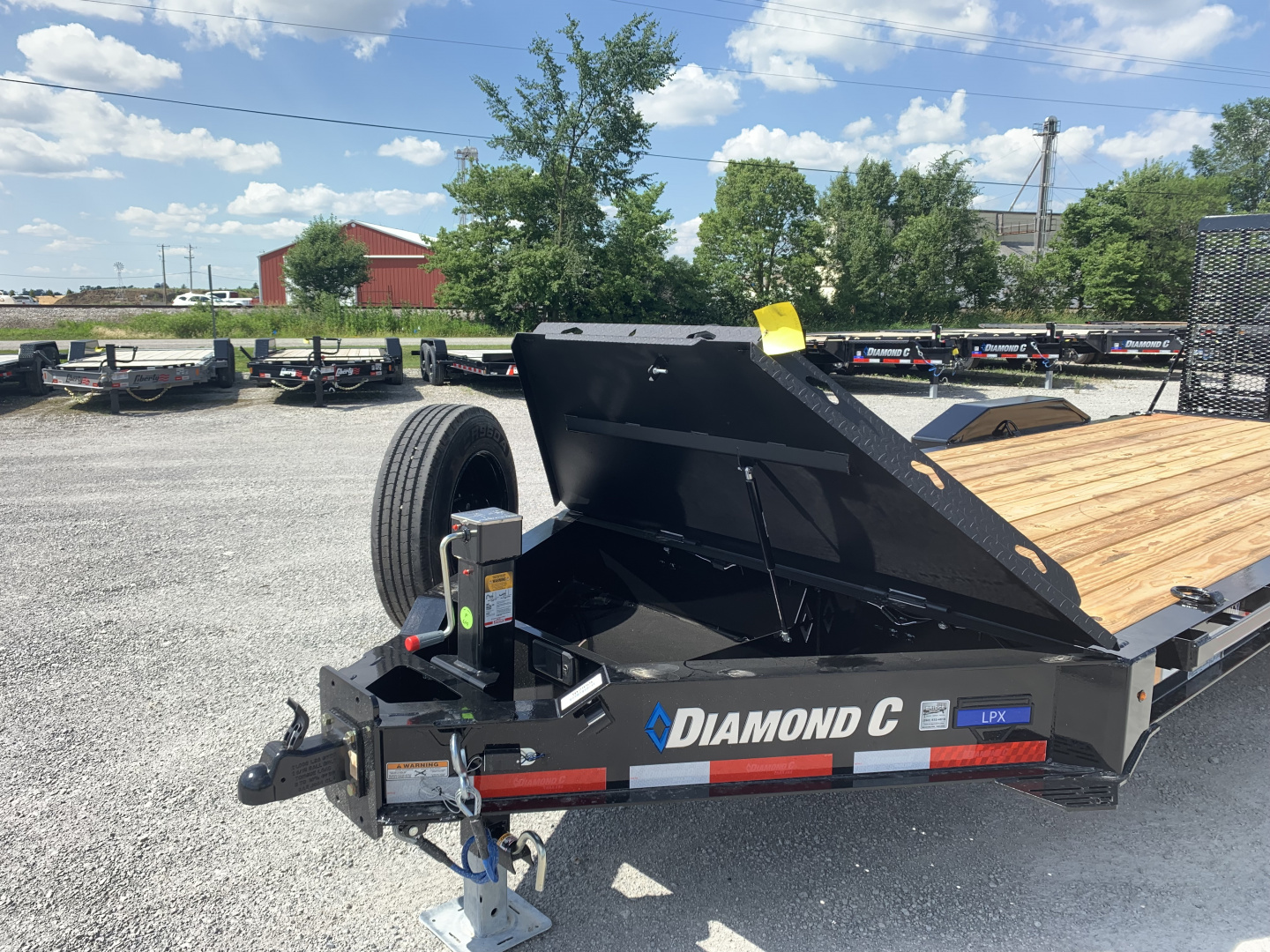 New 2026 Diamond C Trailers LPX208L20X82 (82" X 20') 18K Pacesetter Ed. Equipment Trailer