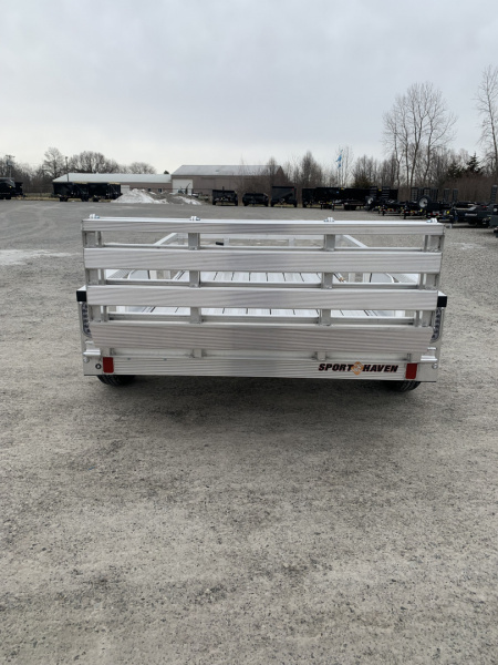 New 2026 Sport Haven AUT508D-F (5' x 8') 2.9K Aluminum Utility Trailer
