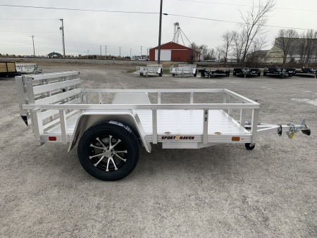 New 2026 Sport Haven AUT508D-F (5' x 8') 2.9K Aluminum Utility Trailer