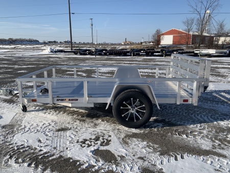 New 2026 Sport Haven AUT610D-F (6' X 10') 2.9K Aluminum Utility Trailer