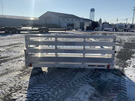 New 2026 Sport Haven AUT610D-F (6' X 10') 2.9K Aluminum Utility Trailer