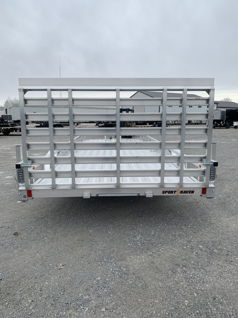 New 2026 Sport Haven AUTX720TD-HD (7' X 20') 7K Aluminum Utility Trailer