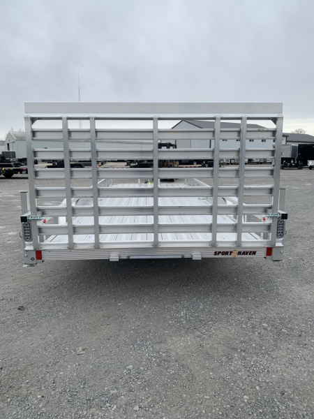 New 2026 Sport Haven AUTX720TD-HD (7' X 20') 7K Aluminum Utility Trailer