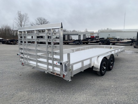 New 2026 Sport Haven AUTX720TD-HD (7' X 20') 7K Aluminum Utility Trailer