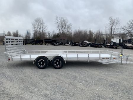 New 2026 Sport Haven AUTX720TD-HD (7' X 20') 7K Aluminum Utility Trailer