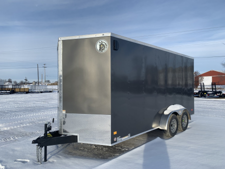 New 2026 Darkhorse DHW7X16TA35 (7' X 16') 7K V-Nose Cargo / Enclosed Trailer
