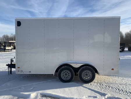 New 2026 Darkhorse DHW7.5X14TA35 (7.5' x 14') 7K V-Nose Cargo / Enclosed Trailer