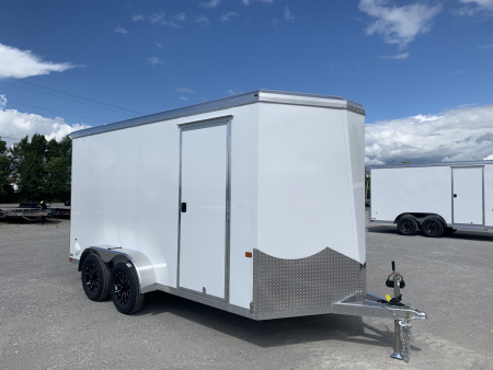 New 2026 NEO TRAILERS NAV147TR6 (7' X 14') 7K V-Nose Cargo / Enclosed Trailer