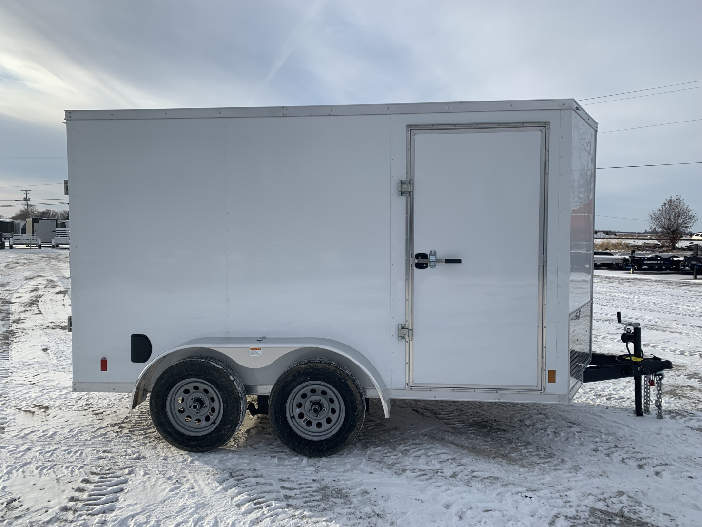 New 2026 Darkhorse Cargo DHW6X12TA35 (6' X 12') 7K V-Nose 2500 Series Cargo / Enclosed Trailer