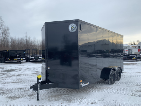 New 2026 Darkhorse Cargo DHW7X16TA35 (7' X 16') 7K V-Nose Cargo / Enclosed Trailer