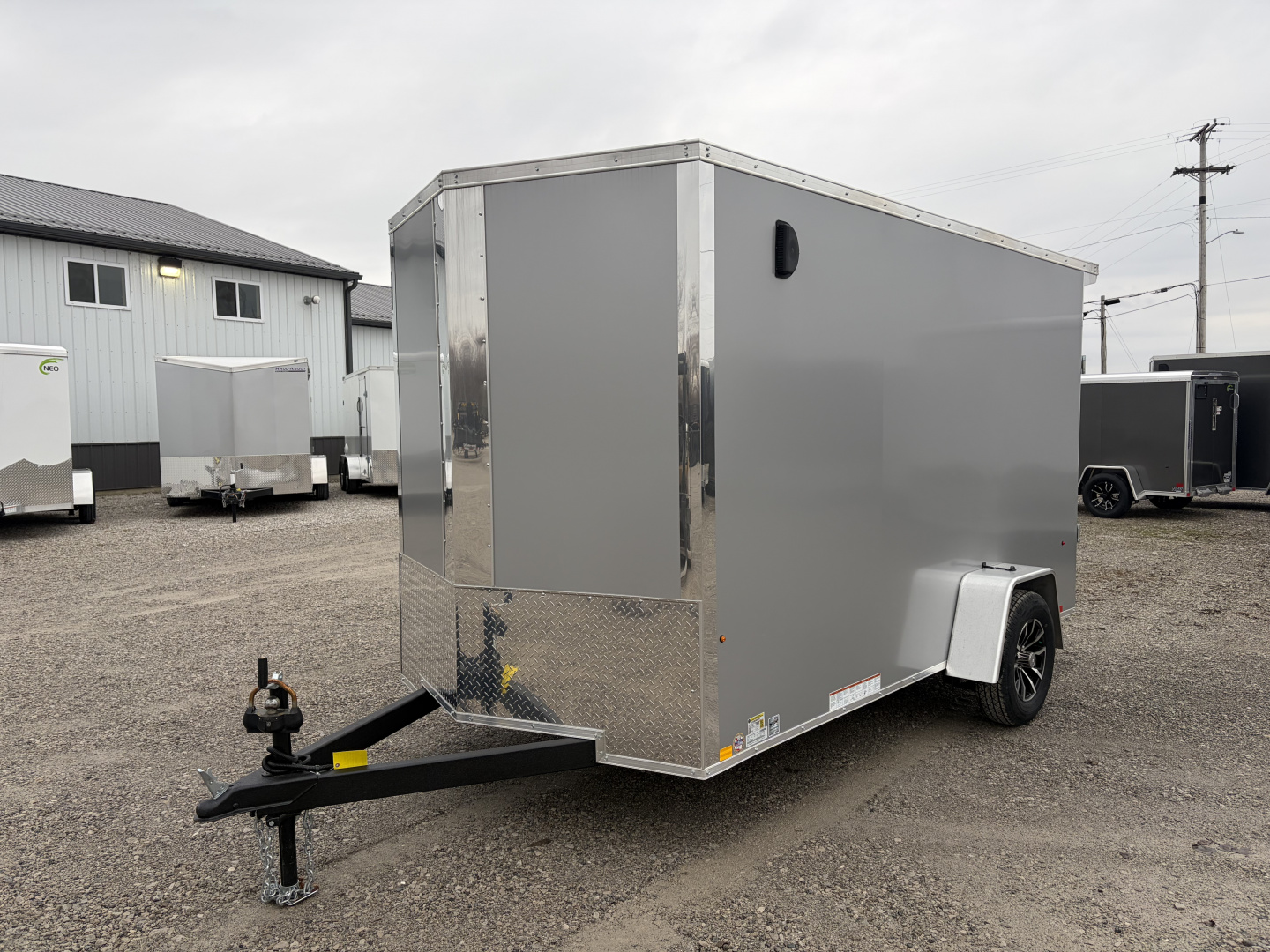 New 2026 Look Trailers K-DX7212-070 (6' x 12') 2.9K V-Nose Cargo / Enclosed Trailer