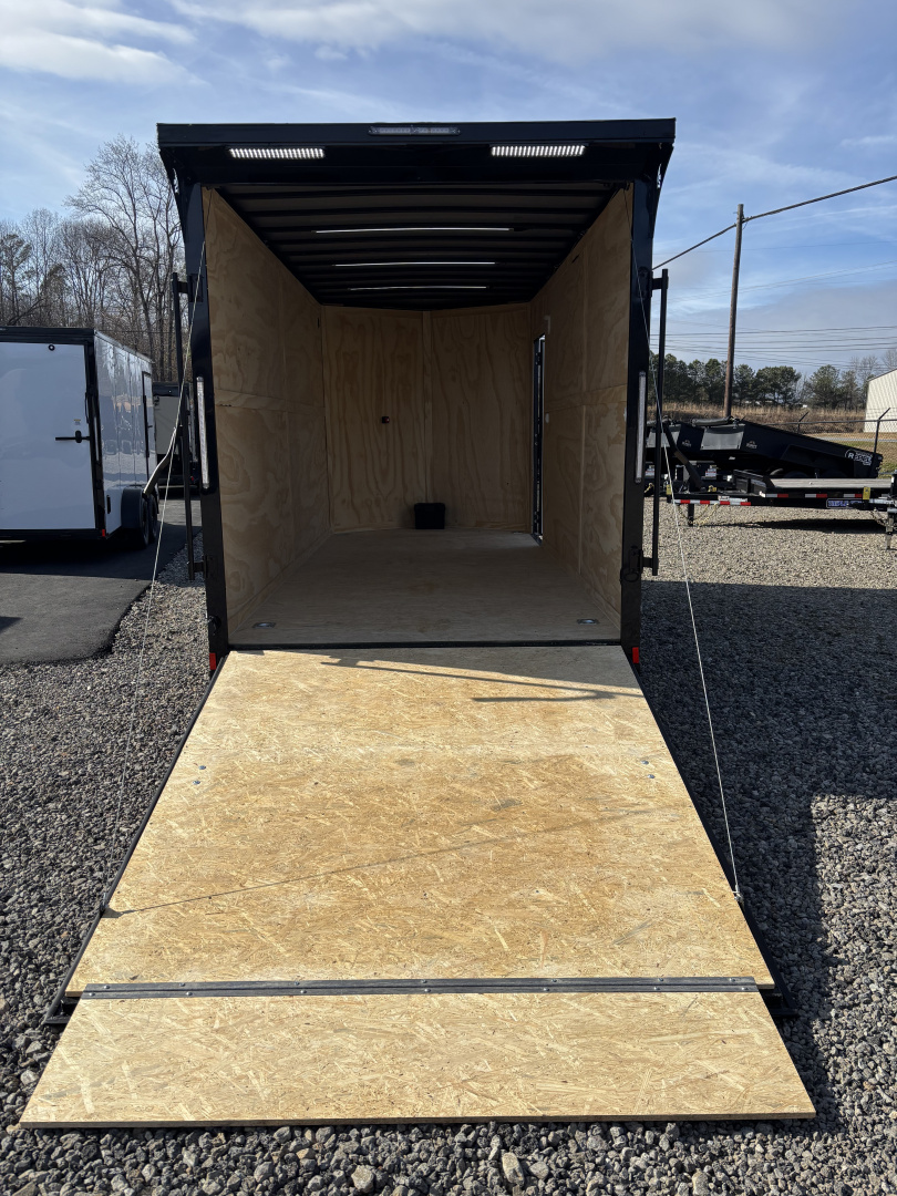 New 2026 Spartan 7X16 Enclosed Trailer, 10K GVWR, 7'6" Interior, Preferred Package Pro Series, PolyCor, StableDeck, Race Wing, Lighting