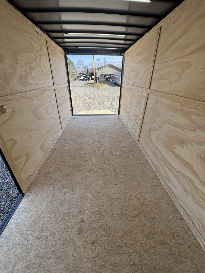 New 2026 Spartan 7X16 Enclosed Trailer, 10K GVWR, 7'6" Interior, Preferred Package Pro Series, PolyCor, StableDeck, Race Wing, Lighting