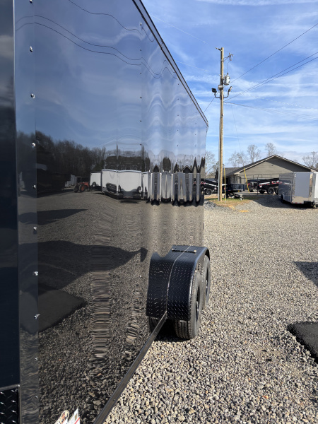 New 2026 Spartan 7X16 Enclosed Trailer, 10K GVWR, 7'6" Interior, Preferred Package Pro Series, PolyCor, StableDeck, Race Wing, Lighting