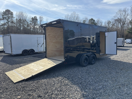 New 2026 Spartan 7X16 Enclosed Trailer, 10K GVWR, 7'6" Interior, Preferred Package Pro Series, PolyCor, StableDeck, Race Wing, Lighting