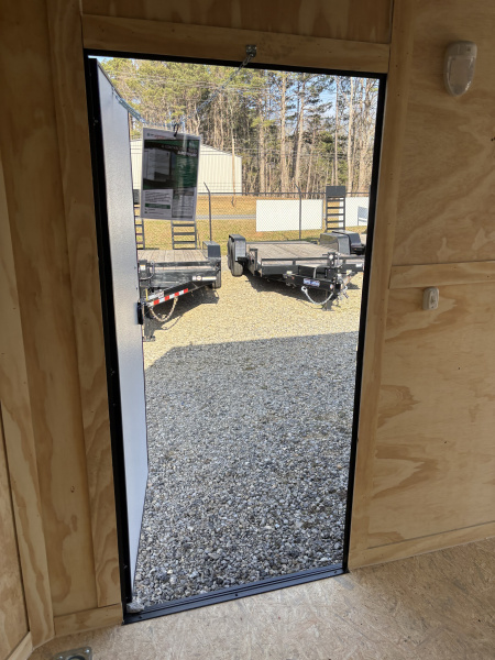 New 2026 Spartan 7X16 Enclosed Trailer, 10K GVWR, 7'6" Interior, Preferred Package Pro Series, PolyCor, StableDeck, Race Wing, Lighting