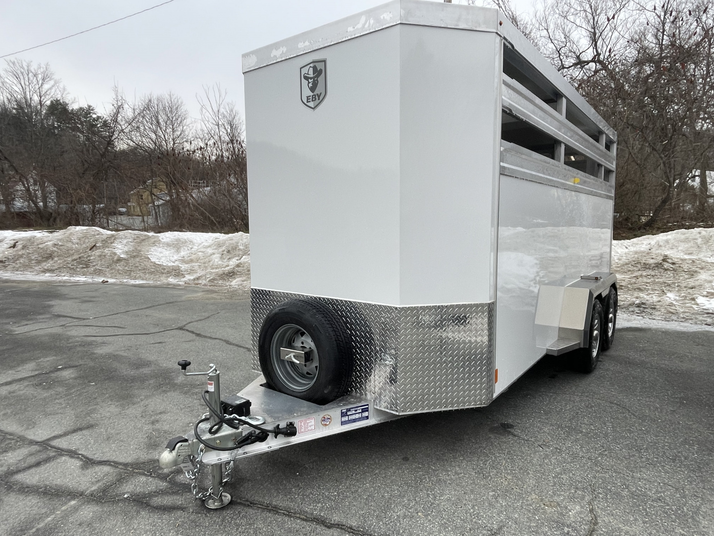 New 2027 EBY Trailers 38 SPECIAL Stock / Stock Combo Trailer