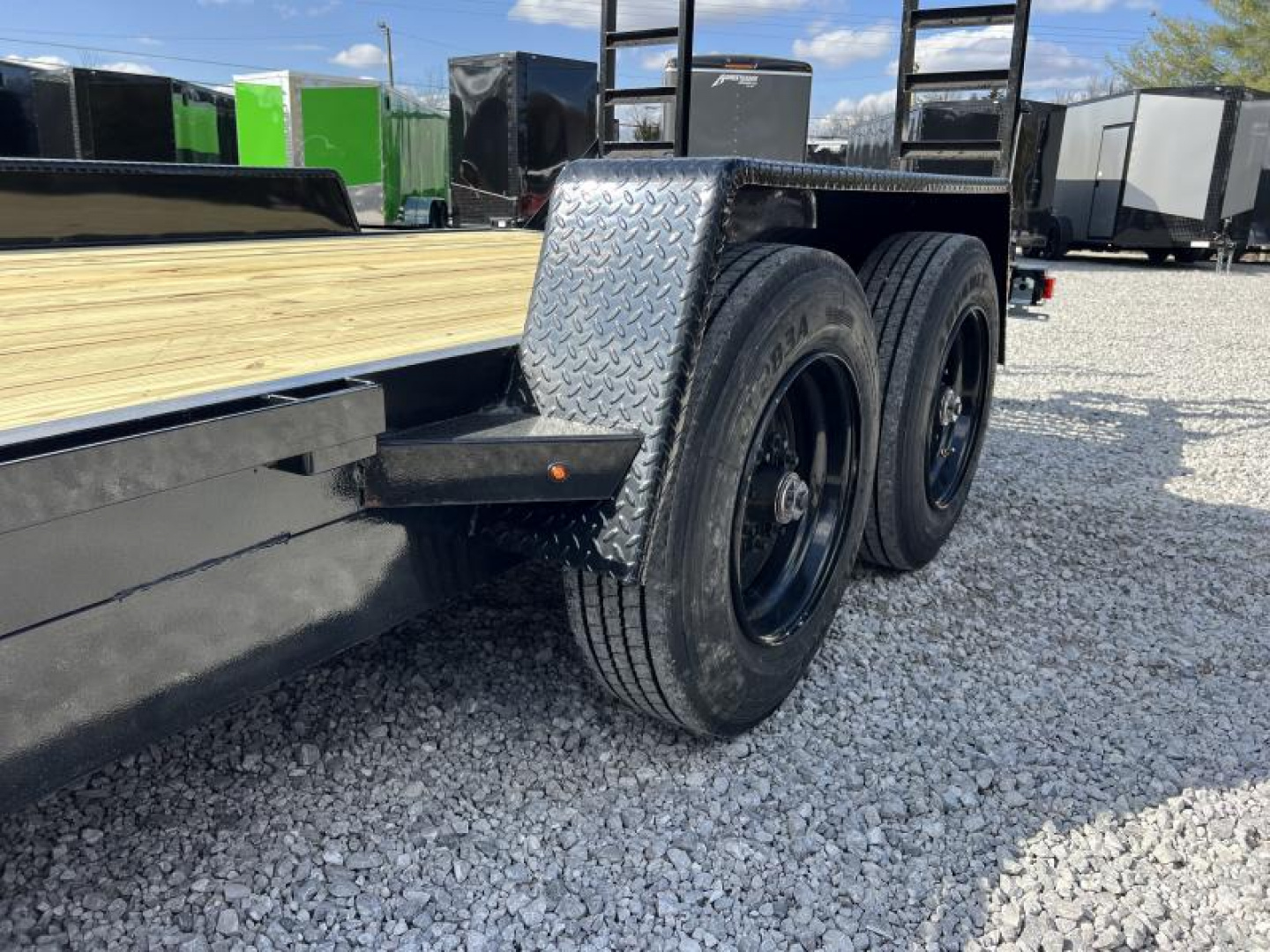 New 2024 Triple Crown Trailers 7X18 EQUIPMENT TRAILER 16K GVWR Equipment Trailer