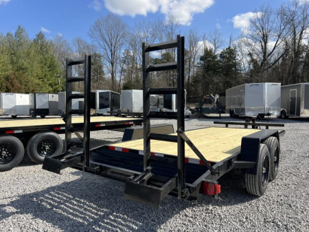 New 2024 Triple Crown Trailers 7X18 EQUIPMENT TRAILER 16K GVWR Equipment Trailer