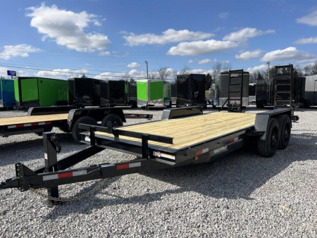 New 2024 Triple Crown Trailers 7X18 EQUIPMENT TRAILER 16K GVWR Equipment Trailer
