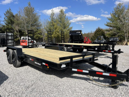 New 2024 Triple Crown Trailers 7X18 EQUIPMENT TRAILER 16K GVWR Equipment Trailer