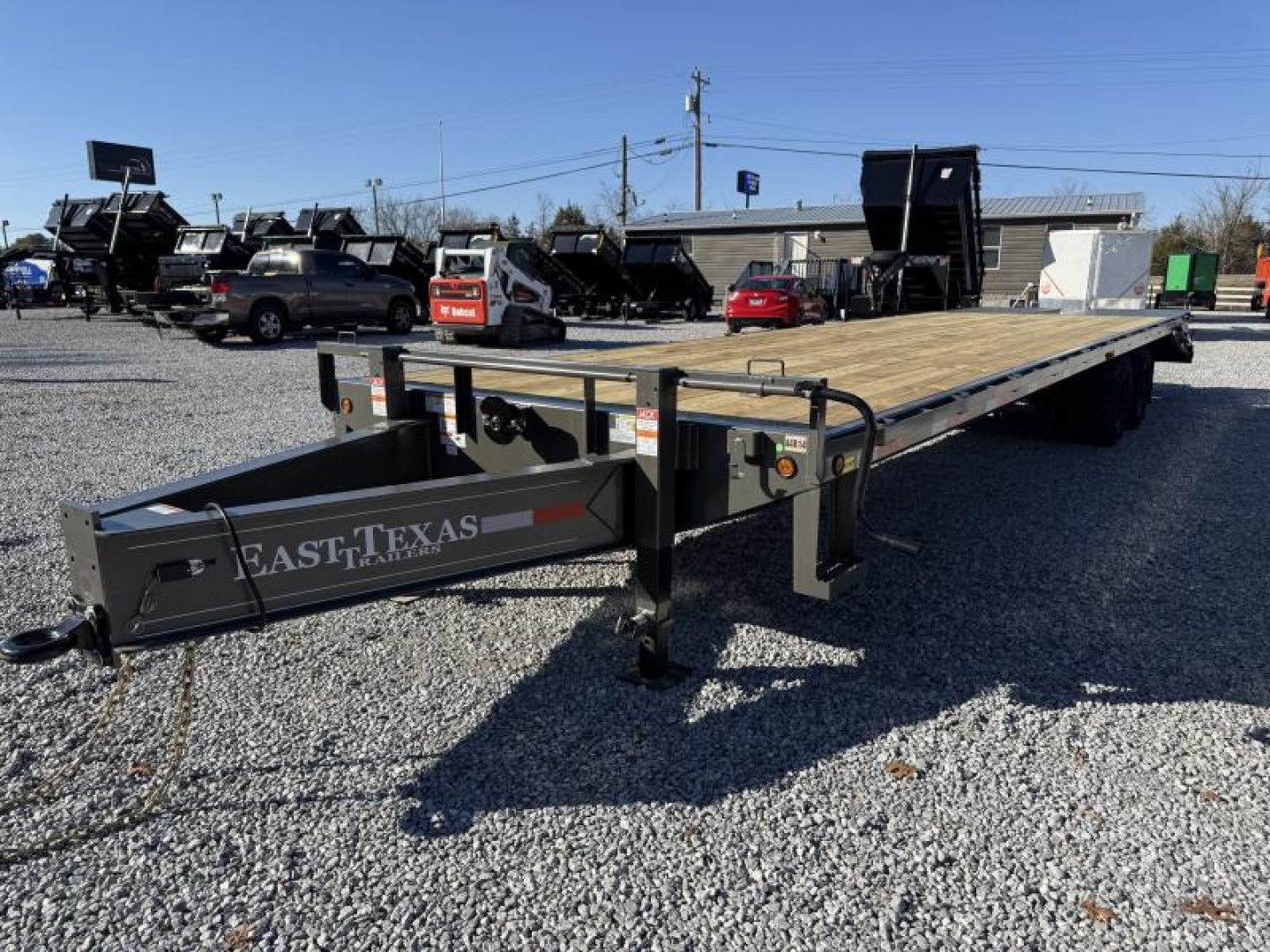 New 2025 East Texas Trailers 102X32 EQUIPMENT PINTLE HITCH (22K GVWR) Equipment Trailer