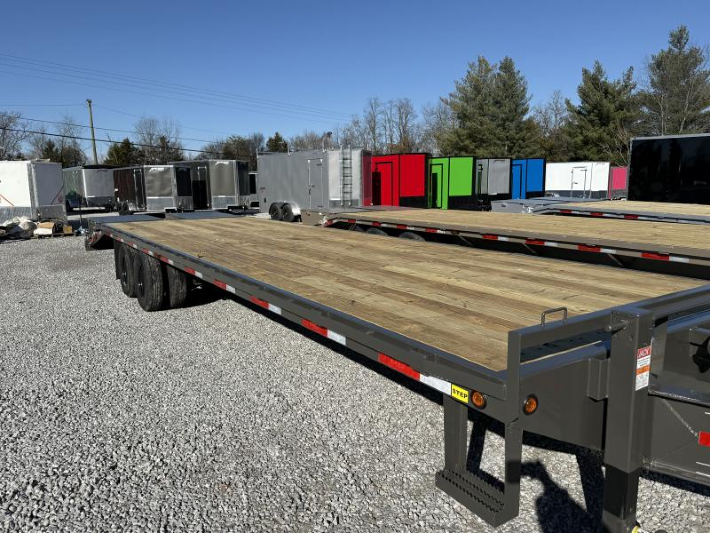 New 2025 East Texas Trailers 102X32 EQUIPMENT PINTLE HITCH (22K GVWR) Equipment Trailer