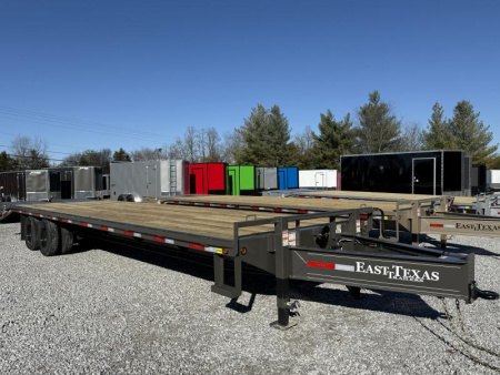 New 2025 East Texas Trailers 102X32 EQUIPMENT PINTLE HITCH (22K GVWR) Equipment Trailer