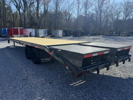 New 2025 East Texas Trailers 102X32 EQUIPMENT PINTLE HITCH (22K GVWR) Equipment Trailer