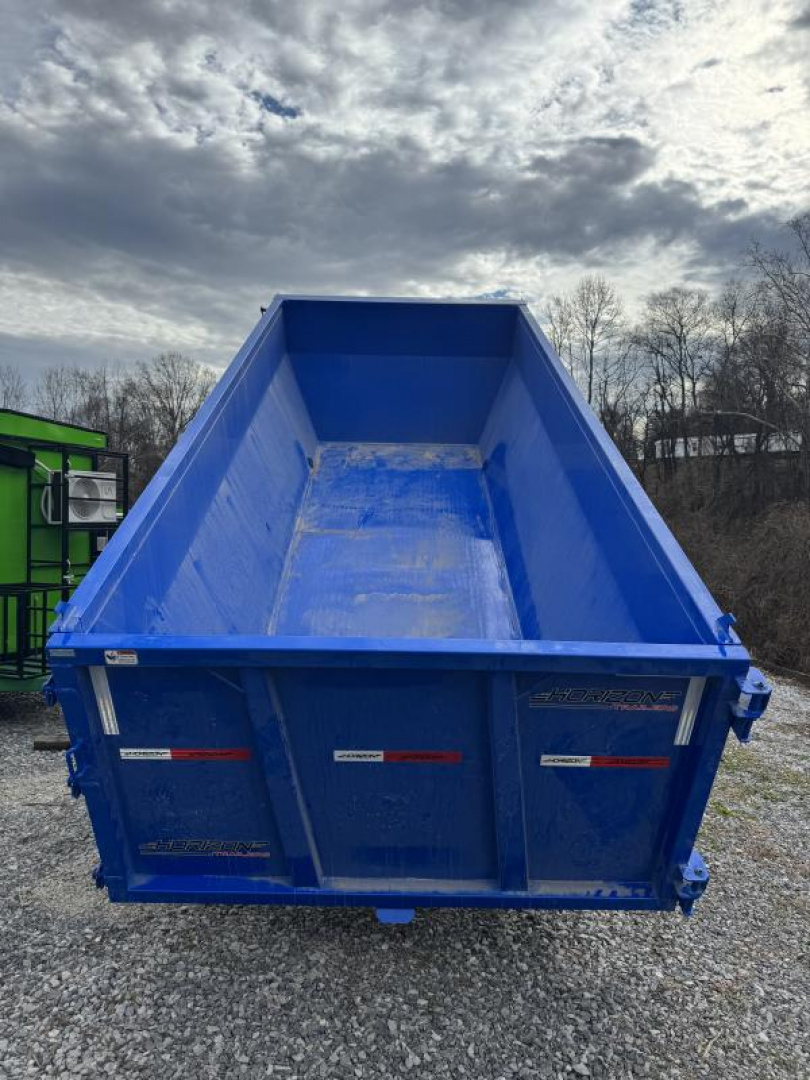 New 2025 Horizon Trailers 7x16 ROLL OFF DUMP PACKAGE 16K GVWR  Roll Off