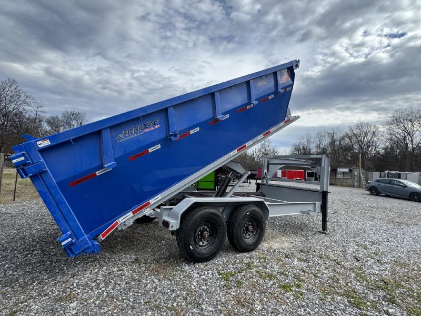 New 2025 Horizon Trailers 7x16 ROLL OFF DUMP PACKAGE 16K GVWR  Roll Off