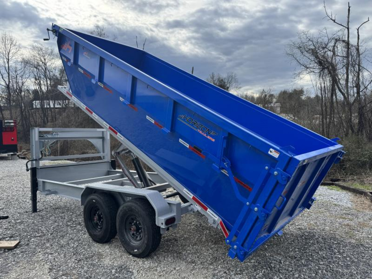 New 2025 Horizon Trailers 7x16 ROLL OFF DUMP PACKAGE 16K GVWR  Roll Off