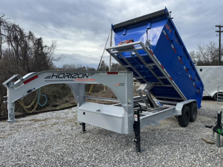 New 2025 Horizon Trailers 7x16 ROLL OFF DUMP PACKAGE 16K GVWR  Roll Off