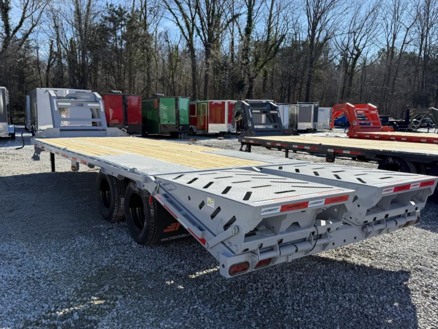 New 2025 Horizon Trailers 102X26 GOOSENECK 26K GVWR Flatbed Trailer