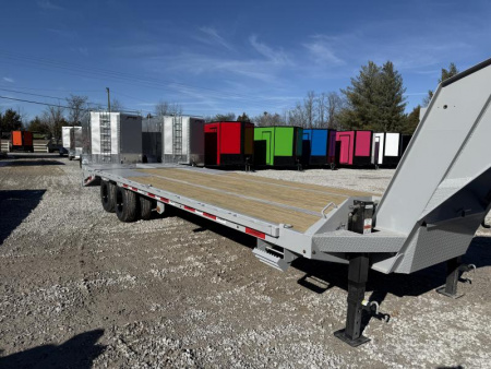 New 2025 Horizon Trailers 102X26 GOOSENECK 26K GVWR Flatbed Trailer