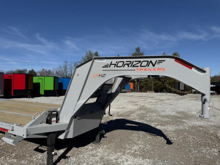 New 2025 Horizon Trailers 102X26 GOOSENECK 26K GVWR Flatbed Trailer