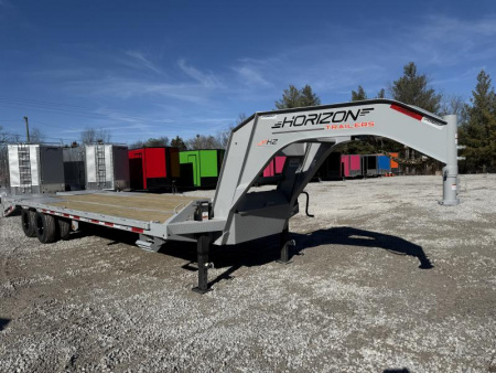 New 2025 Horizon Trailers 102X26 GOOSENECK 26K GVWR Flatbed Trailer