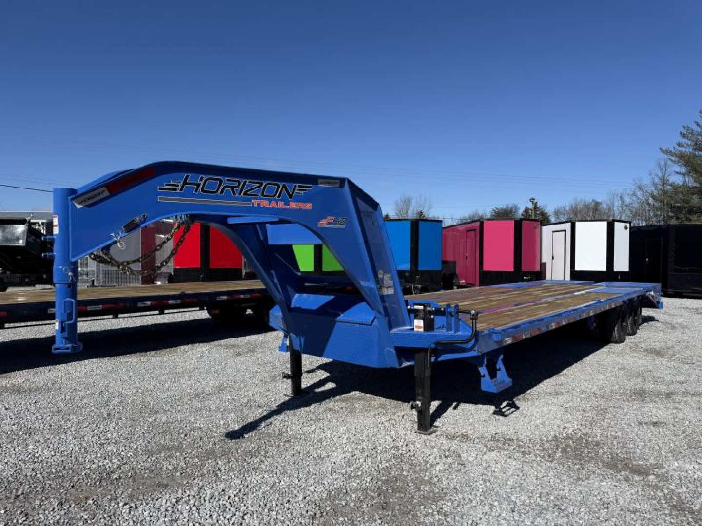 New 2025 Horizon Trailers 102X30 GOOSENECK 26K GVWR Flatbed Trailer