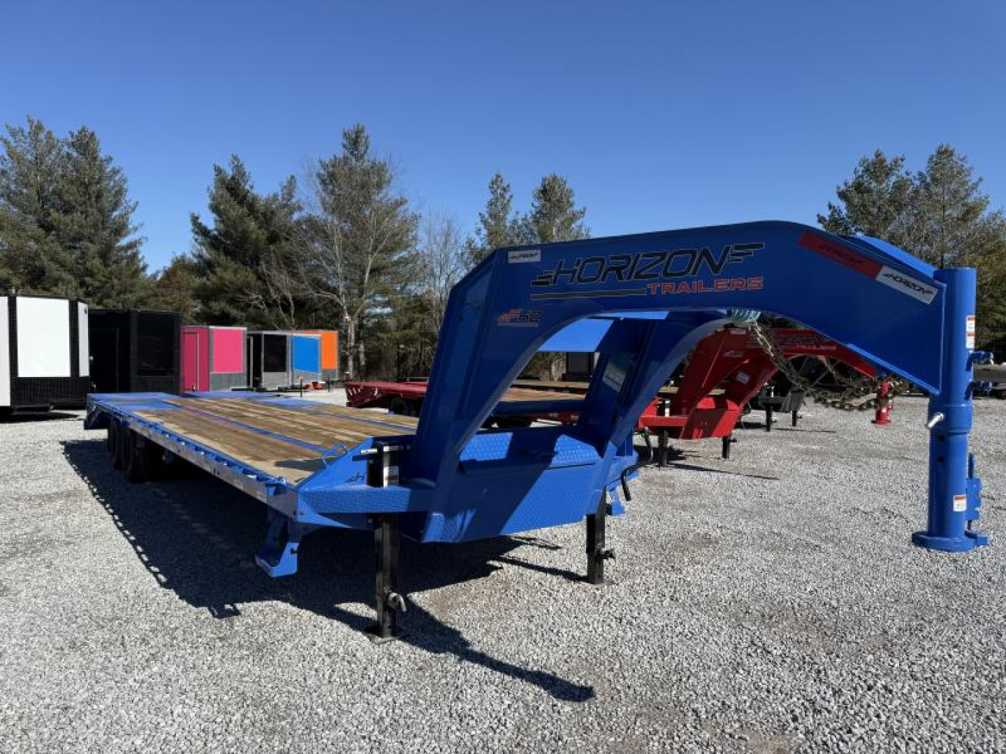 New 2025 Horizon Trailers 102X30 GOOSENECK 26K GVWR Flatbed Trailer
