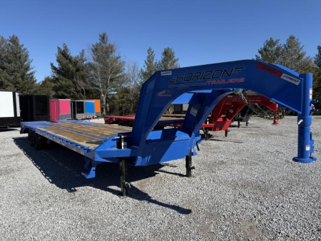 New 2025 Horizon Trailers 102X30 GOOSENECK 26K GVWR Flatbed Trailer