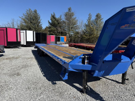 New 2025 Horizon Trailers 102X30 GOOSENECK 26K GVWR Flatbed Trailer
