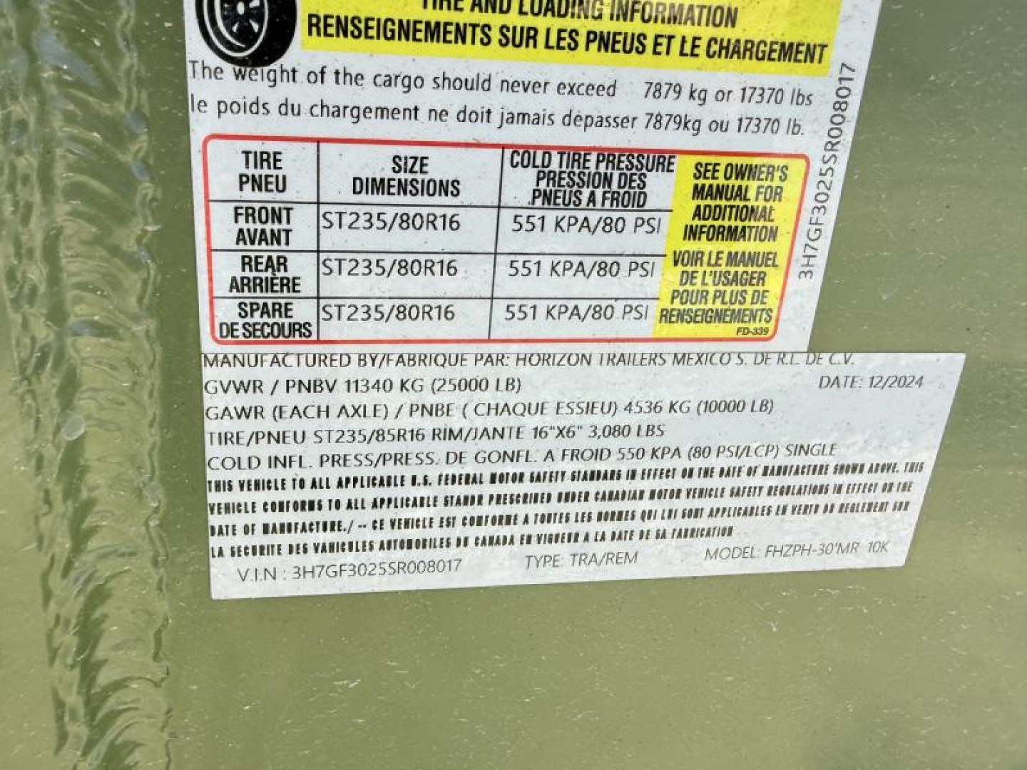 New 2025 Horizon Trailers 102X30 EQUIPMENT PINTLE HITCH 25K GVWR Equipment Trailer