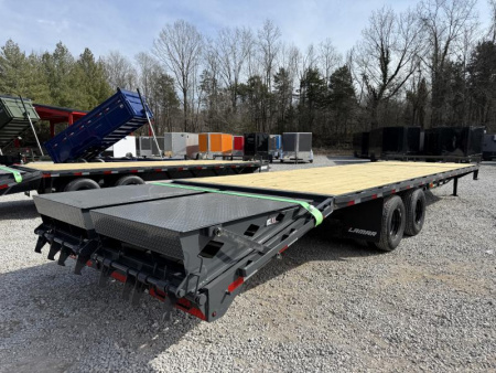 New 2025 Lamar 102X32 EQUIPMENT TRAILER/PINTLE HITCH 20K GVWR