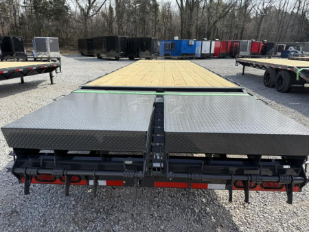 New 2025 Lamar 102X32 EQUIPMENT TRAILER/PINTLE HITCH 20K GVWR