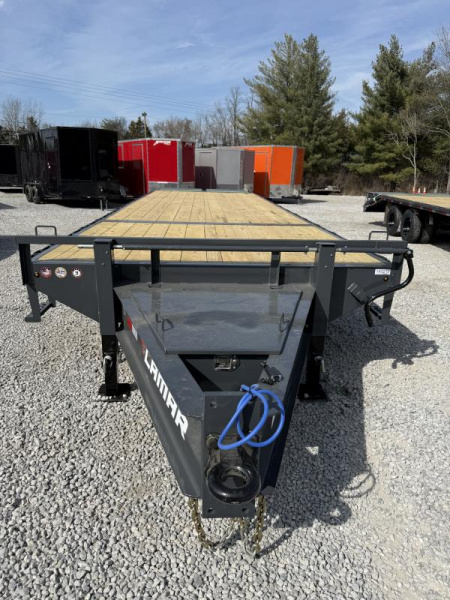 New 2025 Lamar 102X32 EQUIPMENT TRAILER/PINTLE HITCH 20K GVWR