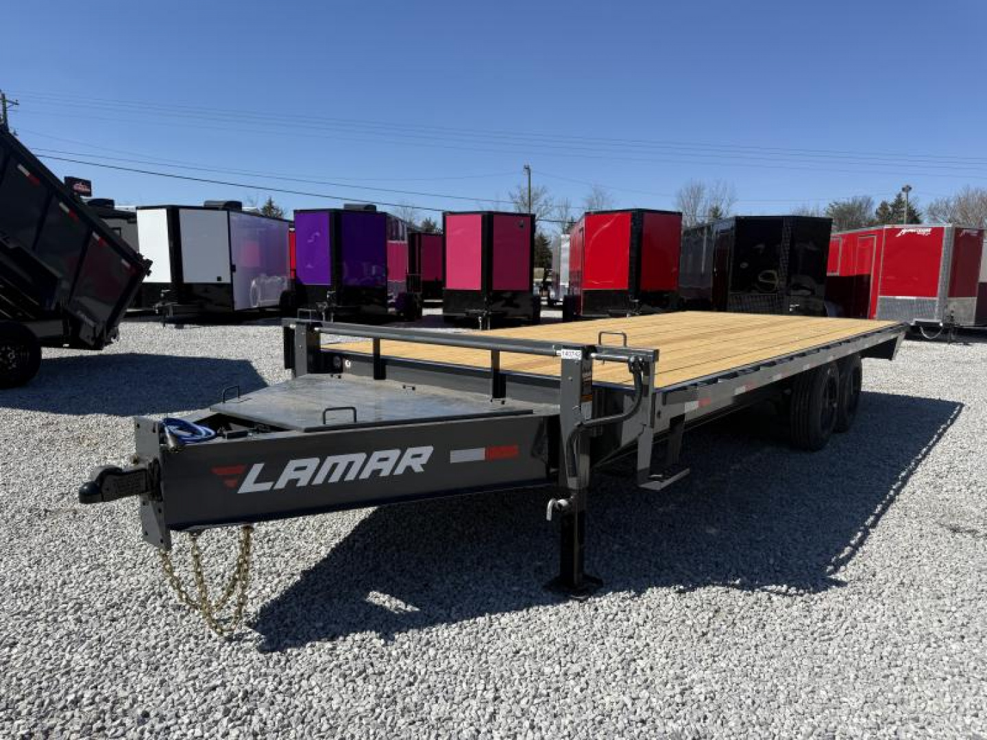 New 2025 Lamar 102X20 EQUIPMENT TRAILER 16K GVWR