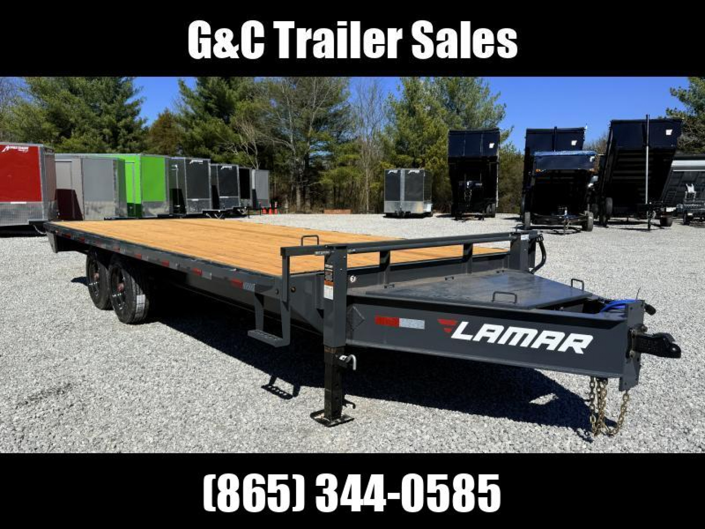 New 2025 Lamar 102X20 EQUIPMENT TRAILER 16K GVWR