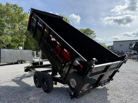New 2025 Homesteader Trailers 7X16 TX (4FT WALL) Dump Trailer