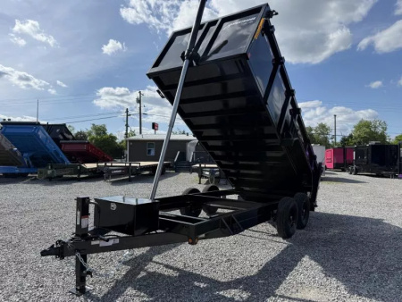 New 2025 Homesteader Trailers 7X16 TX (4FT WALL) Dump Trailer