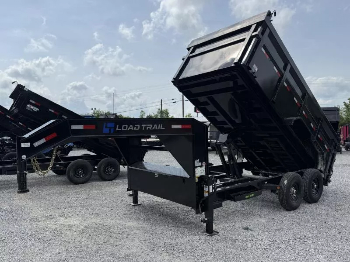 New 2025 LOAD TRAIL 7X14 GOOSENECK (4FT WALL) DUMP TRAILER